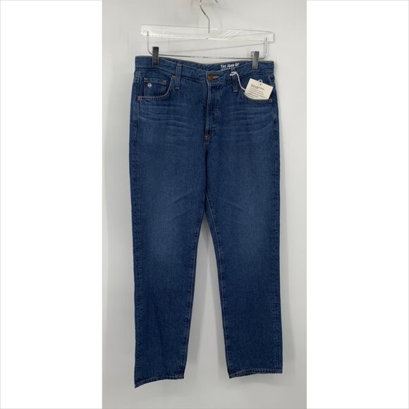 AG Adriano Goldschmied Isabelle high waist straight leg crop jeans women new 27 - Picture 1 of 7